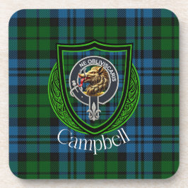 Porta-copo Tartan e Brasão do Clã Escocês Campbell