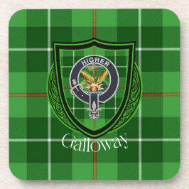 Porta-copo Tartan e Brasão do Clã Escocês Galloway