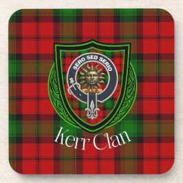 Porta-copo Tartan e Brasão do Clã Escocês Kerr