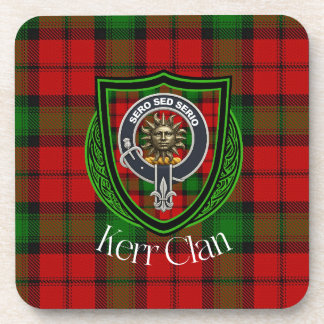 Porta-copo Tartan e Brasão do Clã Escocês Kerr