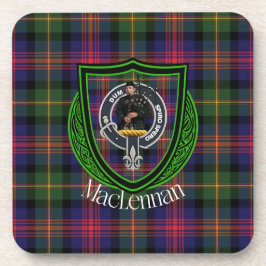 Porta-copo Tartan e Brasão do Clã Escocês MacLennan