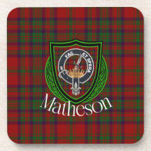 Tartan e Brasão do Clã Escocês Matheson
