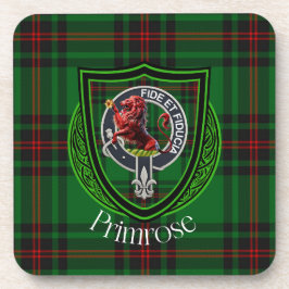 Porta-copo Tartan e Brasão do Clã Escocês Primrose