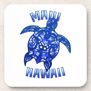 Porta-copo Tartaruga Tribal de Vacinação Maui Hawaii