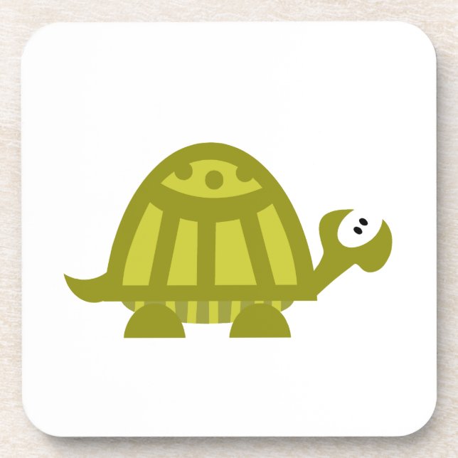 Porta-copo Tartaruga verde (Frente)