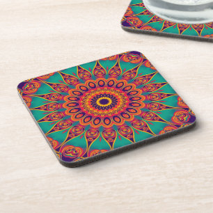 Porta-copo Tatuagem Caleidoscópio Fractal