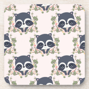 Porta-copo Tatuagem De Panda E Flor