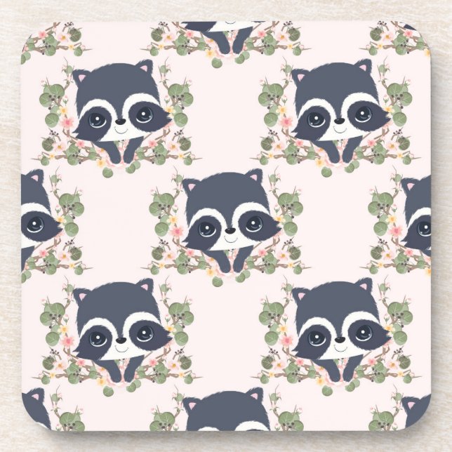 Porta-copo Tatuagem De Panda E Flor (Frente)