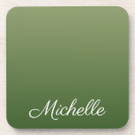 Porta-copo Tecla verde personalizada<br><div class="desc">Tecla verde personalizada</div>