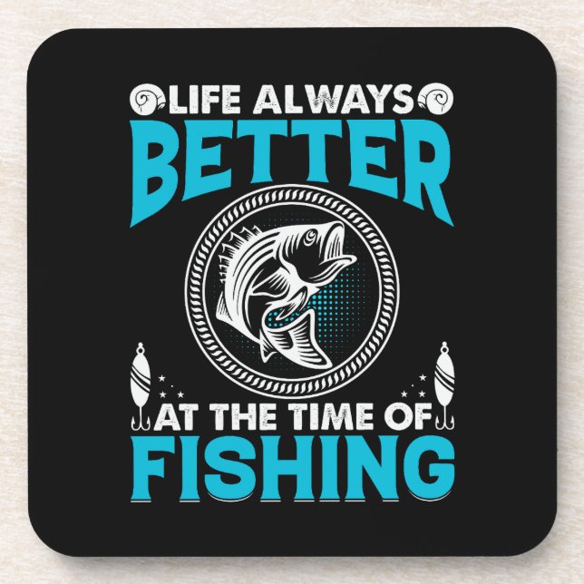 Porta-copo Tema de Pesca (Frente)