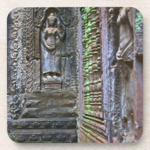 Porta-copo Templo de Ta Prohm, Província de Siem Reap, Cambo