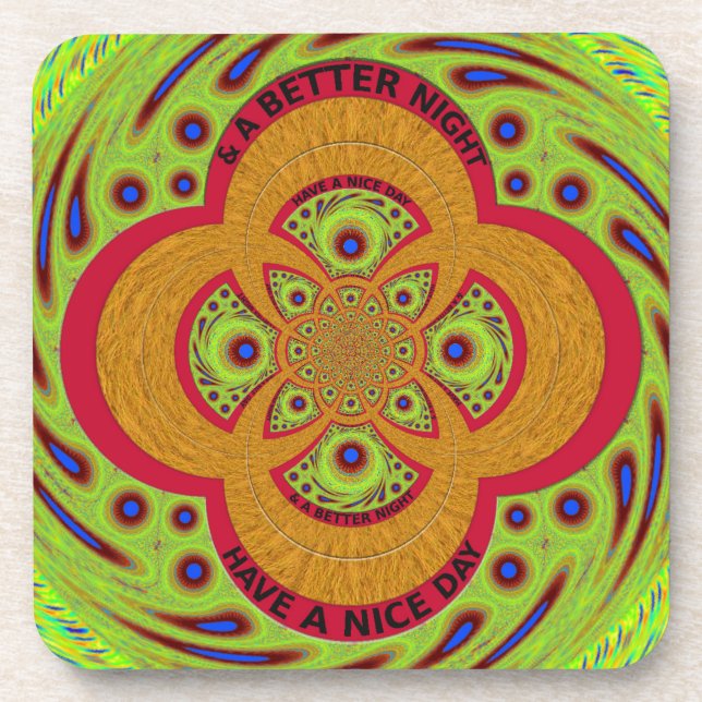 Porta-copo Tenha um belo dia (Frente)