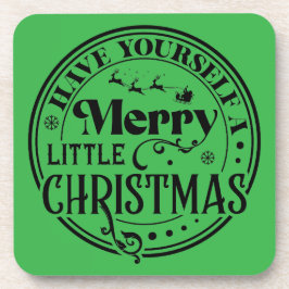 Porta-copo Tenha um Natal Feliz