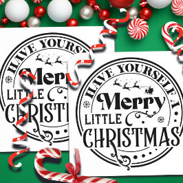 Porta-copo Tenha um Natal Feliz