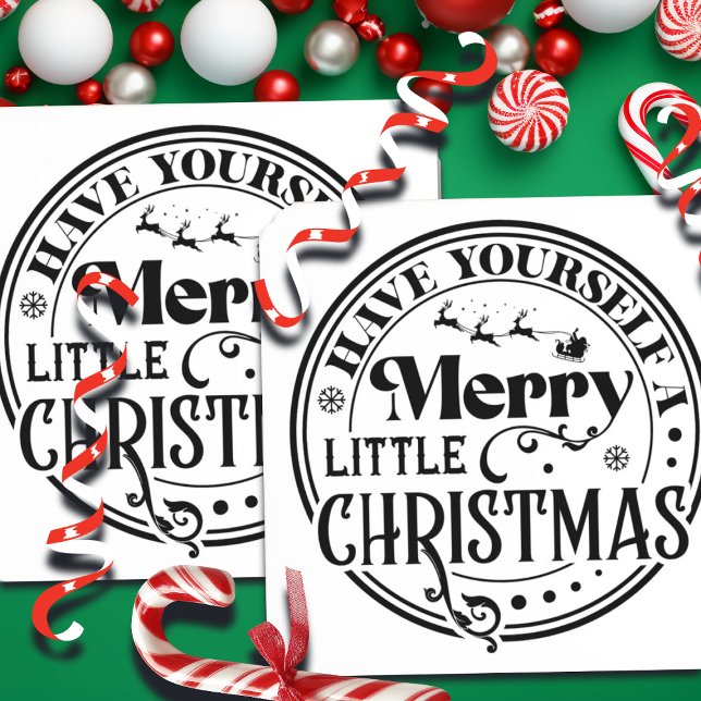 Porta-copo Tenha um Natal Feliz (Criador carregado)