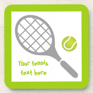 Porta-copo Tênis racket e bola personalizados