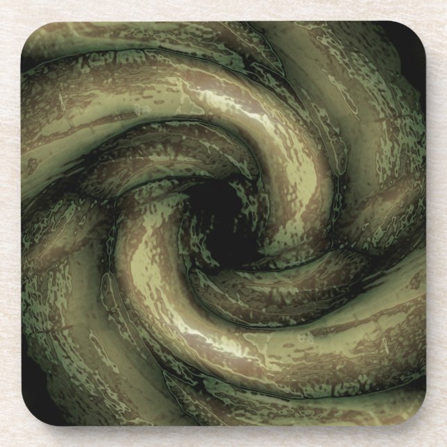 Porta-copo Tentativas de monstro verde (Frente)