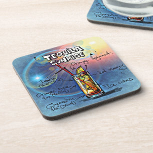 Porta-copo Tequila Sunrise Cocktail ( nº 7 /12 Conjunto de Re