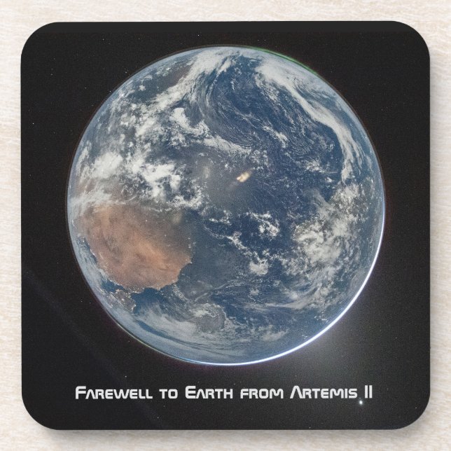 Porta-copo Terra a partir de Artemis II (Frente)