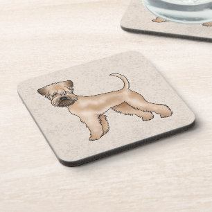 Porta-copo Terrier Irlandês de Capa Macia Dourada Cachorro Fo