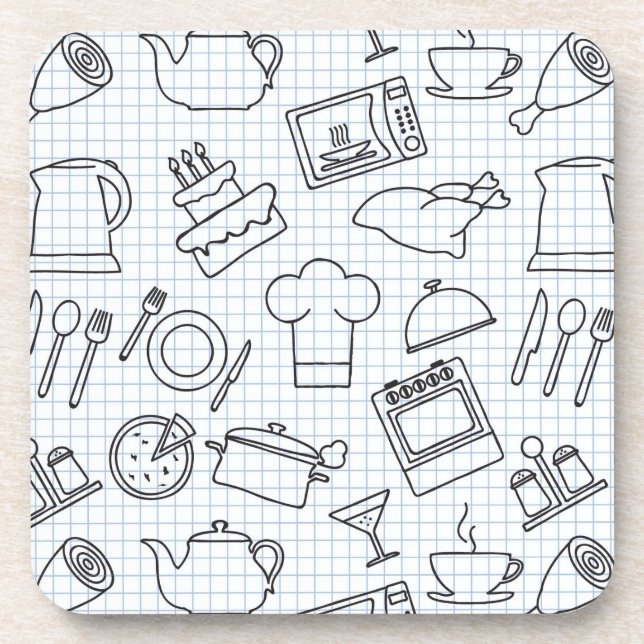 Porta-copo Teste padrão 4 da cozinha (Frente)