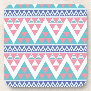 Porta-copo Teste padrão colorido asteca tribal