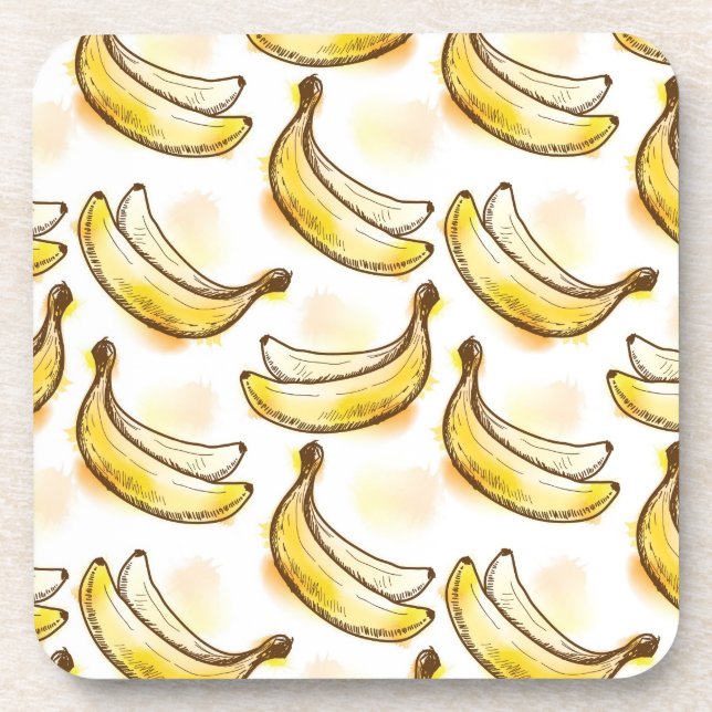 Porta-copo Teste padrão com banana (Frente)