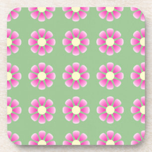 Porta-copo Teste padrão cor-de-rosa da margarida
