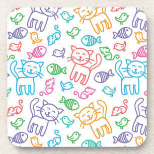 Porta-copo teste padrão do gato