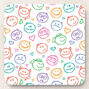 Porta-copo teste padrão dos sorrisos