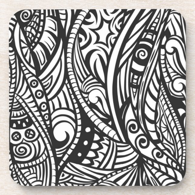 Porta-copo Teste padrão étnico 3 (Frente)