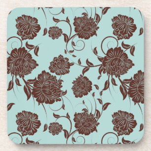 Porta-copo Teste padrão floral
