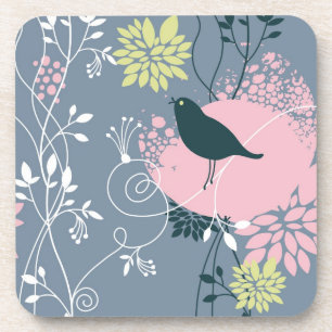Porta-copo Teste padrão floral