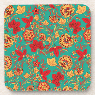 Porta-copo Teste padrão floral 2