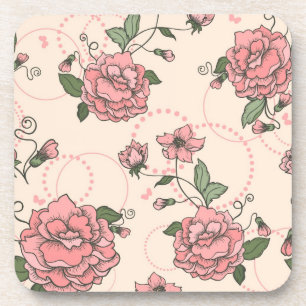 Porta-copo Teste padrão floral 5
