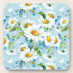 Porta-copo Teste padrão floral brilhante bonito à moda 2