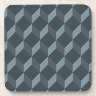 Porta-copo Teste padrão geométrico abstrato do fundo