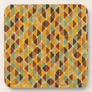 Porta-copo Teste padrão geométrico retro 3