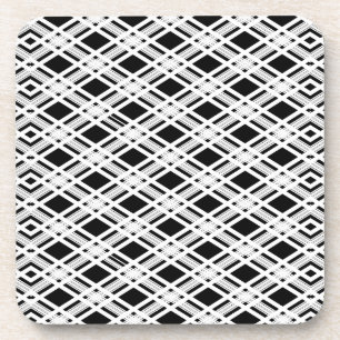 Porta-copo Teste padrão listrado da xadrez