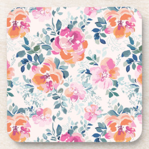 Porta-copo Teste padrão pintado dos rosas