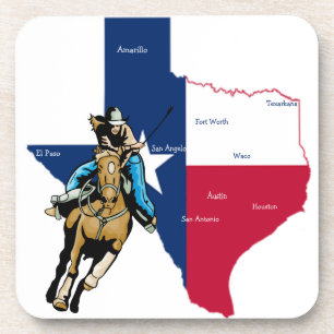 Porta-copo Texas Cowgirl