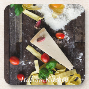 Porta-copo Texto de Personalização da Comida italiana