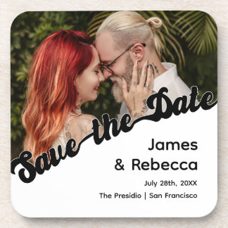 Porta-copo Texto e Fotografia Quirky Minialista De Boho Retro