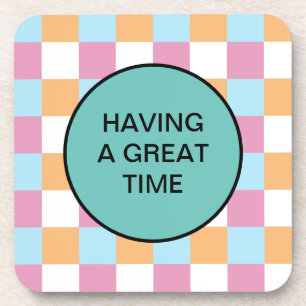 Porta-copo Texto personalizado engraçado