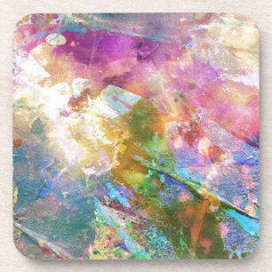 Porta-copo Textura abstrata do grunge com pintura 3 da