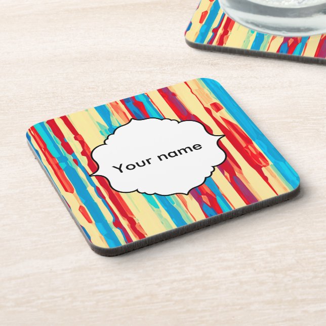 Porta-copo Textura de aquarelas (Left Side)