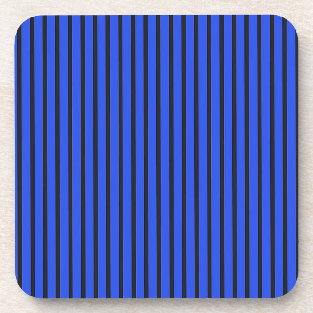 Porta-copo textura listrada azul (Frente)