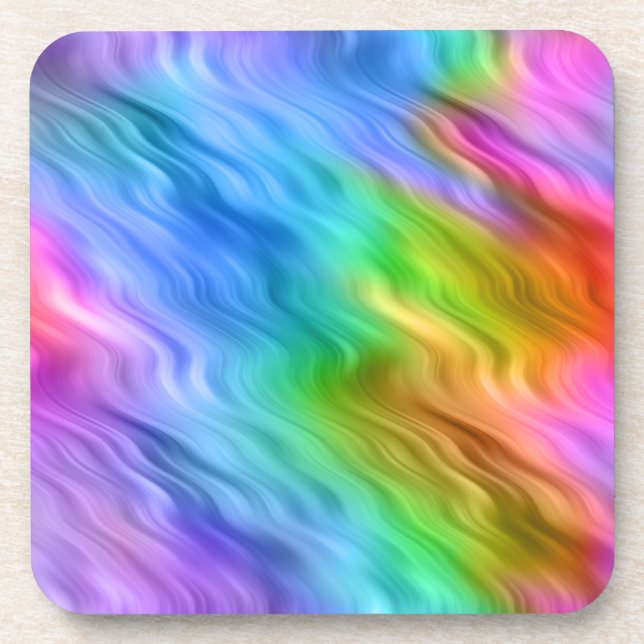 Porta-copo Textura Wavy Azul Pansy (Frente)
