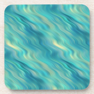 Porta-copo Textura Wavy de Hydrangea Azul