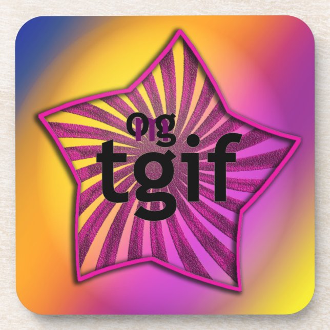 Porta-copo Tgif! (Frente)